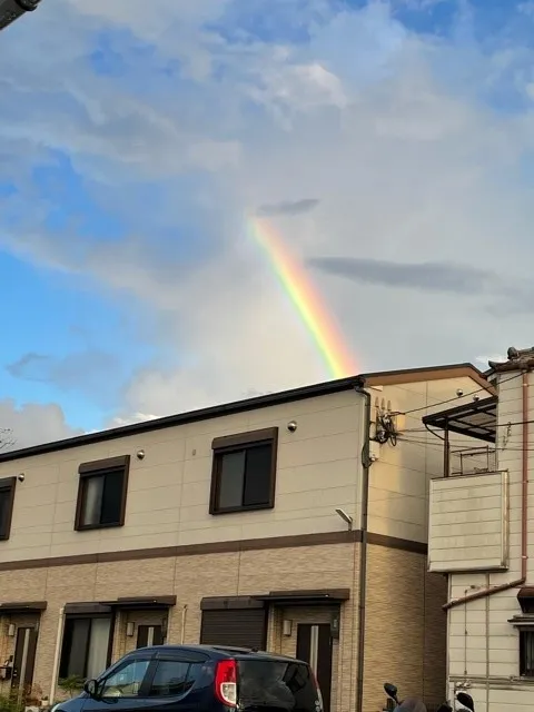【八尾市/訪問介護】雨降って虹がでる。